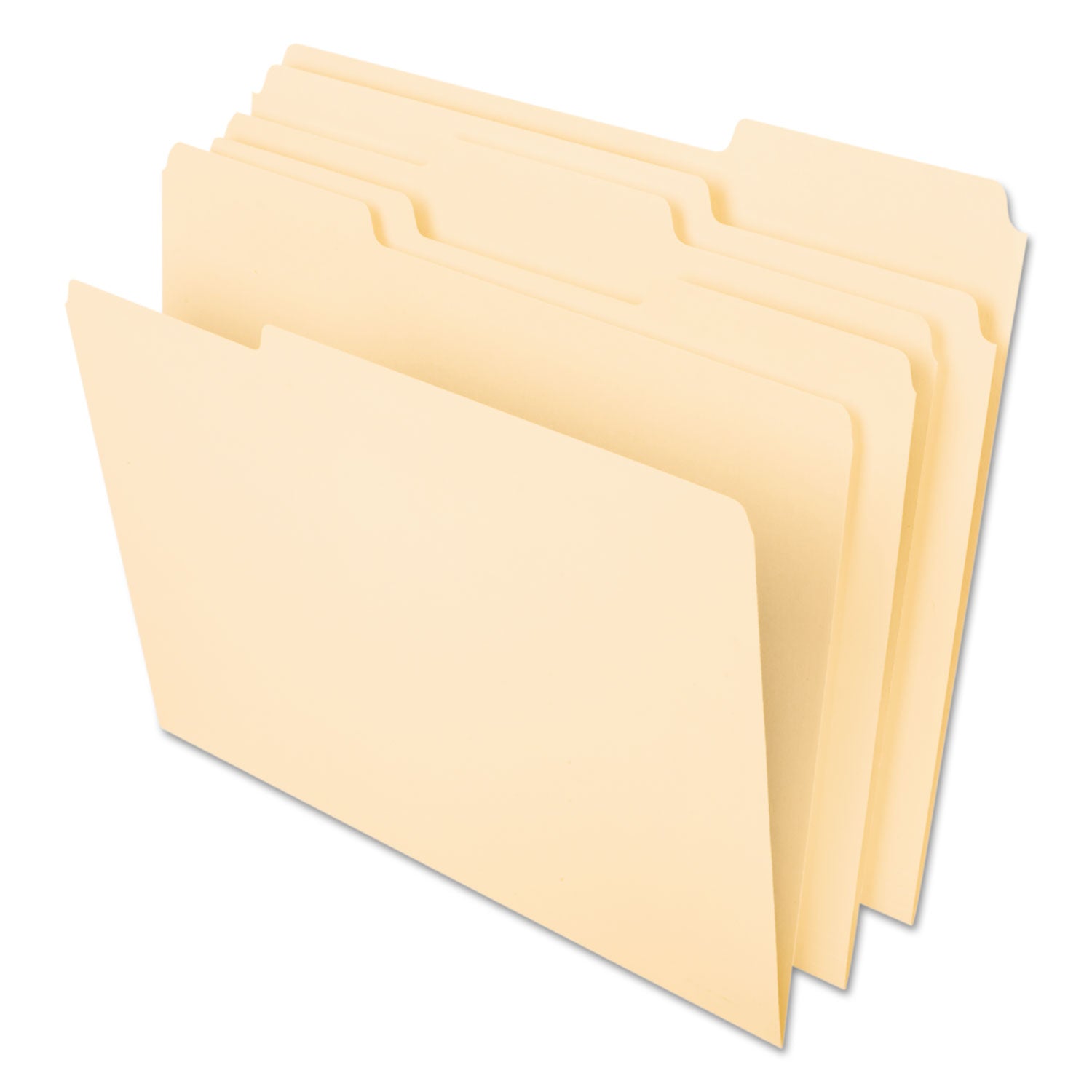 Pendaflex 1/3 Tab Cut Letter Hanging Folder - 8 1/2" x 11" - Top Tab Location - Assorted Tab Position - Manila - 100 / Box