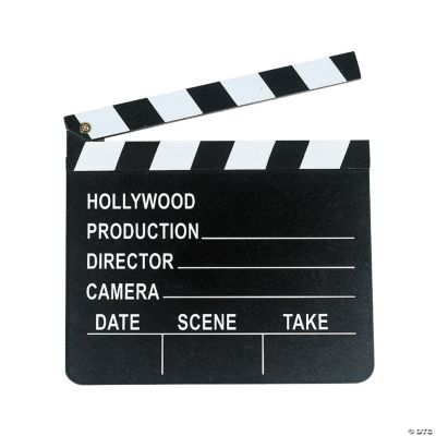 Wood Director'S Clapboard - 1 Piece