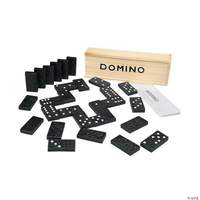 Wooden Domino Game - 28 Pieces