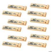 Wooden Train Whistles - 12 Pieces