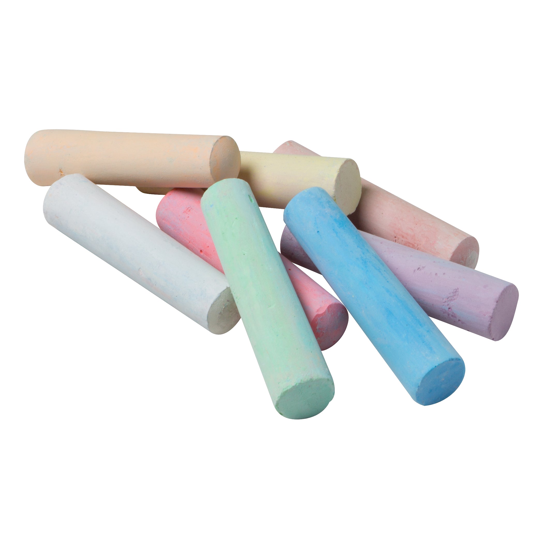 Sidewalk Chalk, Assorted Colors, 4", 36 Pieces