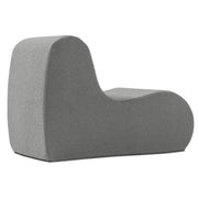 Jaxx Uptown Modern Armless Accent Chair, Boucle Dark Grey