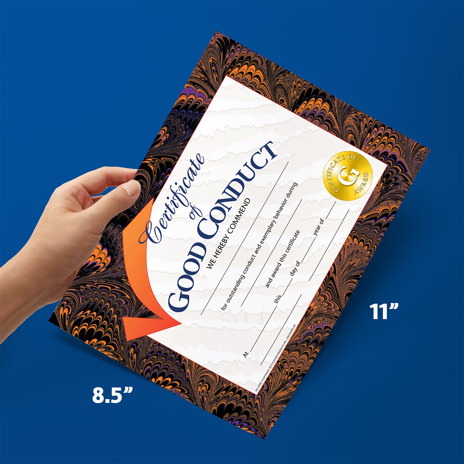 Certificate of Good Conduct, Pack of 30, 8.5" x 11"
