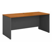 Bush Business Furniture Series C 60W x 24D Credenza Desk in Natural Cherry - 59.45" Width x 23.35" Depth x 29.84" Height