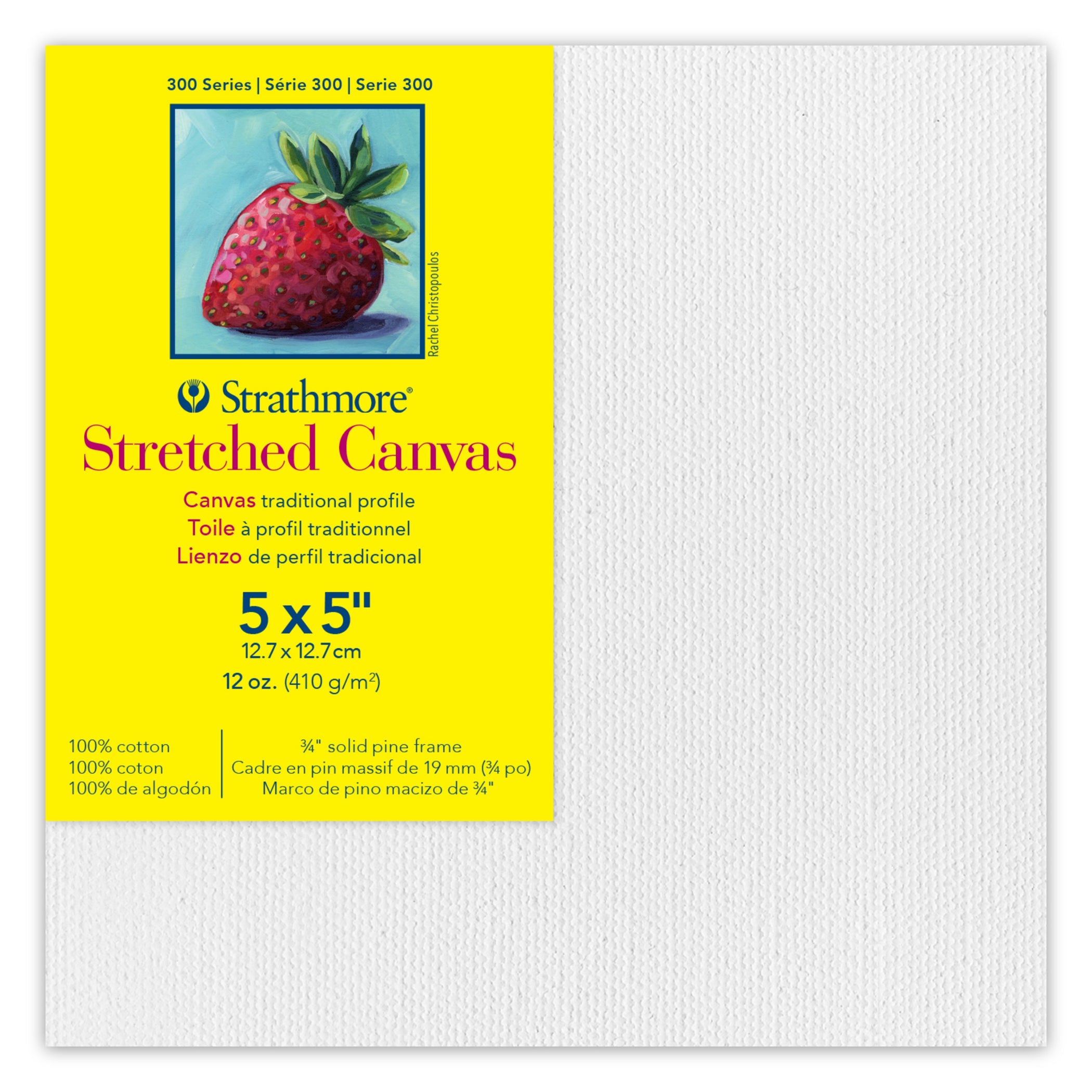 300 Series Traditional Stretched Canvas, 5x5 inch