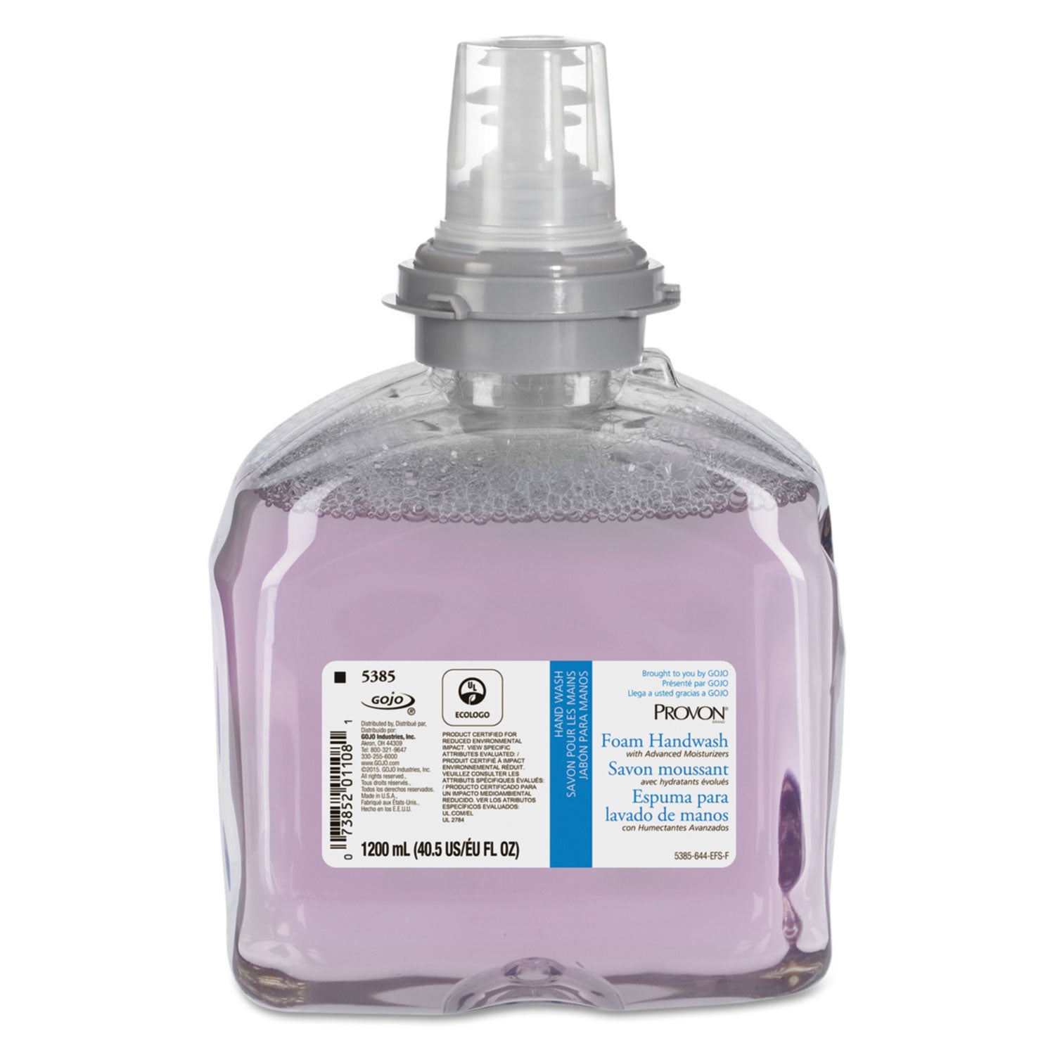 Cranberry Scent - 1.27 quart - Pump Bottle Dispenser - Kill Germs - Skin - Moisturizing - Purple - Rich Lather, Bio-based - 2 / Carton