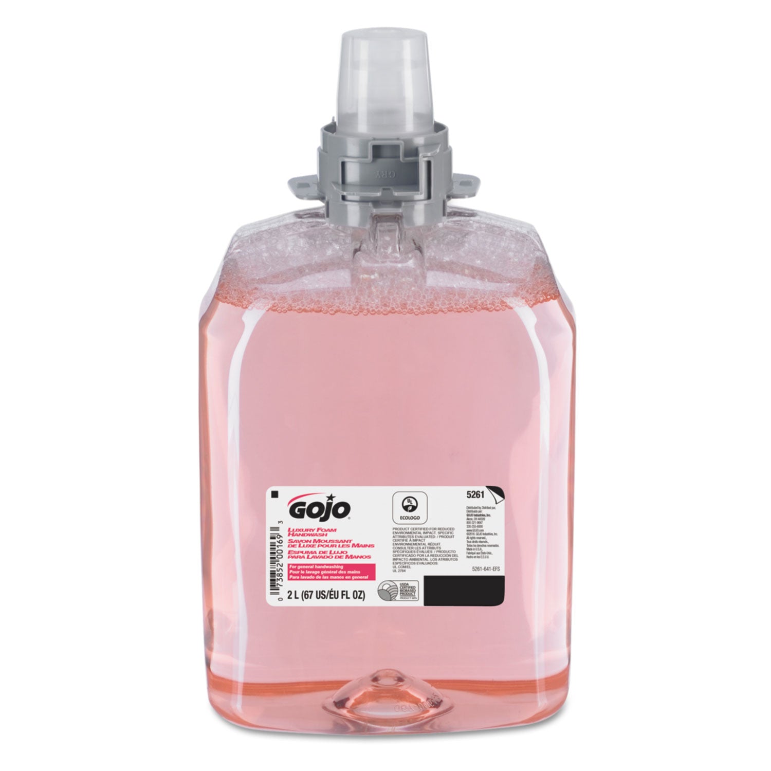 Cranberry Scent - 2.11 quart - Hand - Moisturizing - Translucent Pink - Bio-based - 2 / Carton
