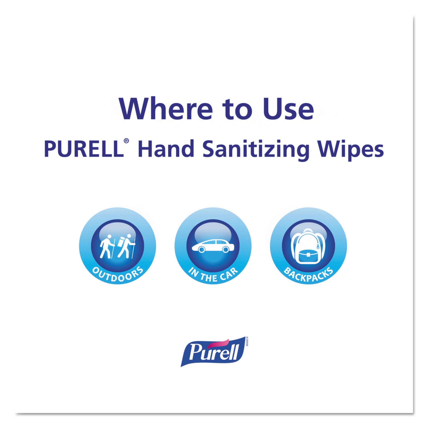 PURELL&reg; On-the-go Sanitizing Hand Wipes - 5" Width x 7" Length - Clear - 100/Box - 10 / Carton