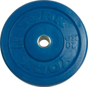 YORK USA 20 KG Blue Rubber Training Bumper Plate