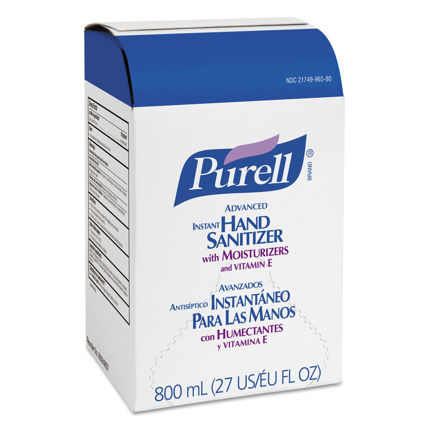 PURELL&reg; Hand Sanitizer Gel Refill - 27.05 fl oz - Kill Germs - Hand - Moisturizing - Clear - 12 / Carton