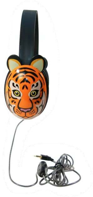 Listening First Stereo Headphone with 2-Layered Cord, Tiger