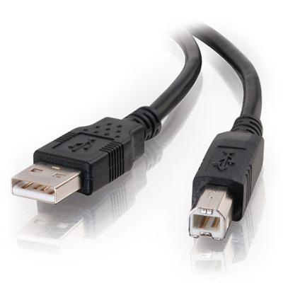 16.4' Usb 2.0 A B Cable Black
