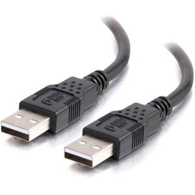 1M Usb A Male/A Male Cbl Bk