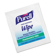 PURELL&reg; On-the-go Sanitizing Hand Wipes - 5" Width x 7" Length - Clear - 100/Box - 10 / Carton
