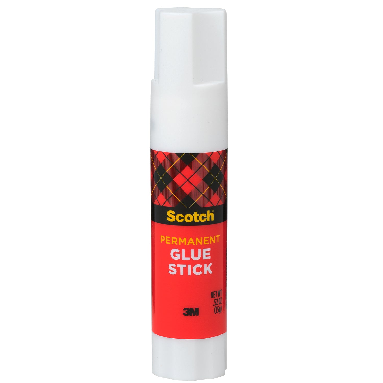 Permanent Glue Stick, White, .45 oz.