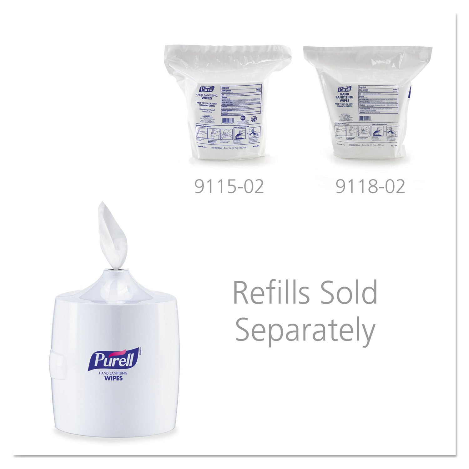 1200 x Wipe - Plastic - White - Durable - 1 Each
