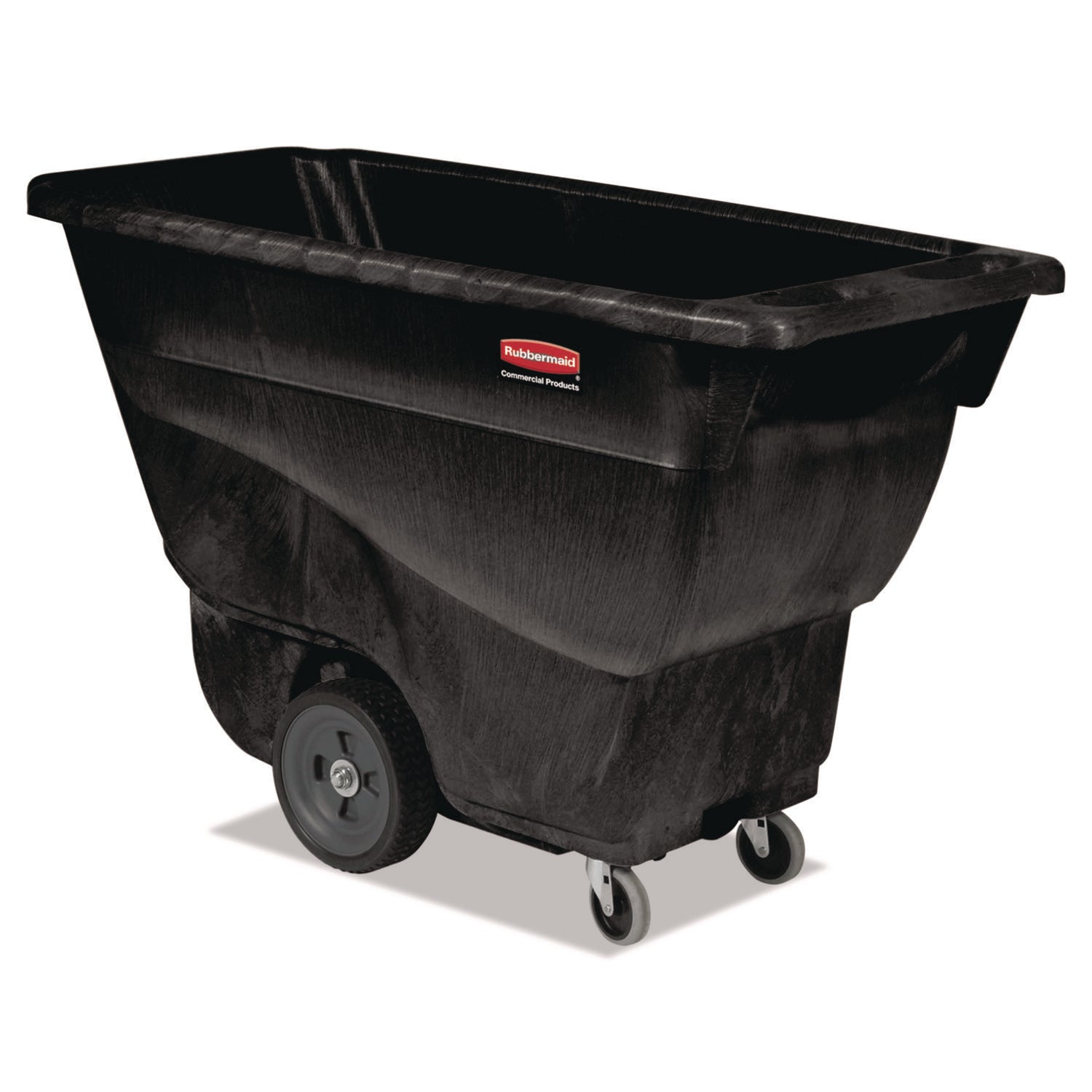 0.5 cu yd Structural Foam Tilt Truck, Utility Duty, 450 lb Capacity, Black