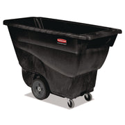 0.5 cu yd Structural Foam Tilt Truck, Utility Duty, 450 lb Capacity, Black