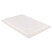 Food/Tote Box Lids, 26 x 18, White, Plastic