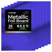 Metallic Foil Board - 25 ct., 8.5"x11", Dk. Blue