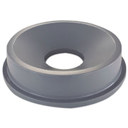 Round - 22.3" Diameter - Plastic - Gray - 1 Each