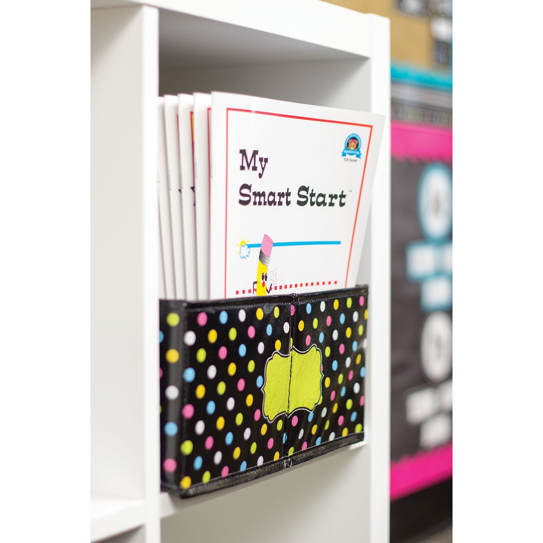 Chalkboard Brights Storage Bin