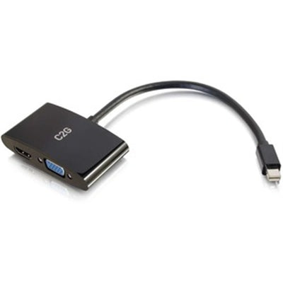 C2G Mini DisplayPort to HDMI or VGA Adapter Converter