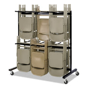 Cart Steel Chair Two-Tier Blk