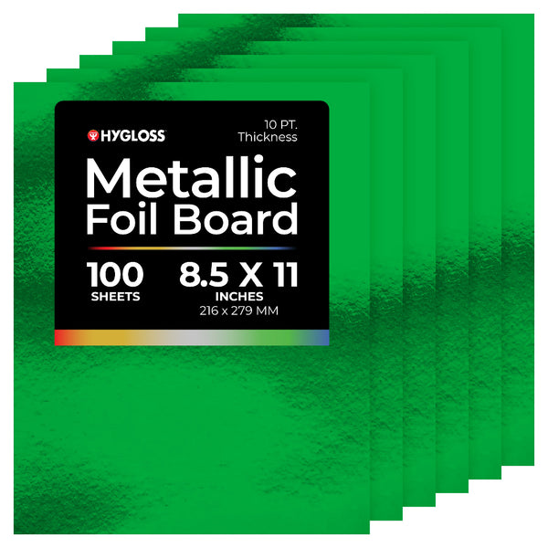 Metallic Foil Board - 25 ct., 8.5"x11", Lt. Blue