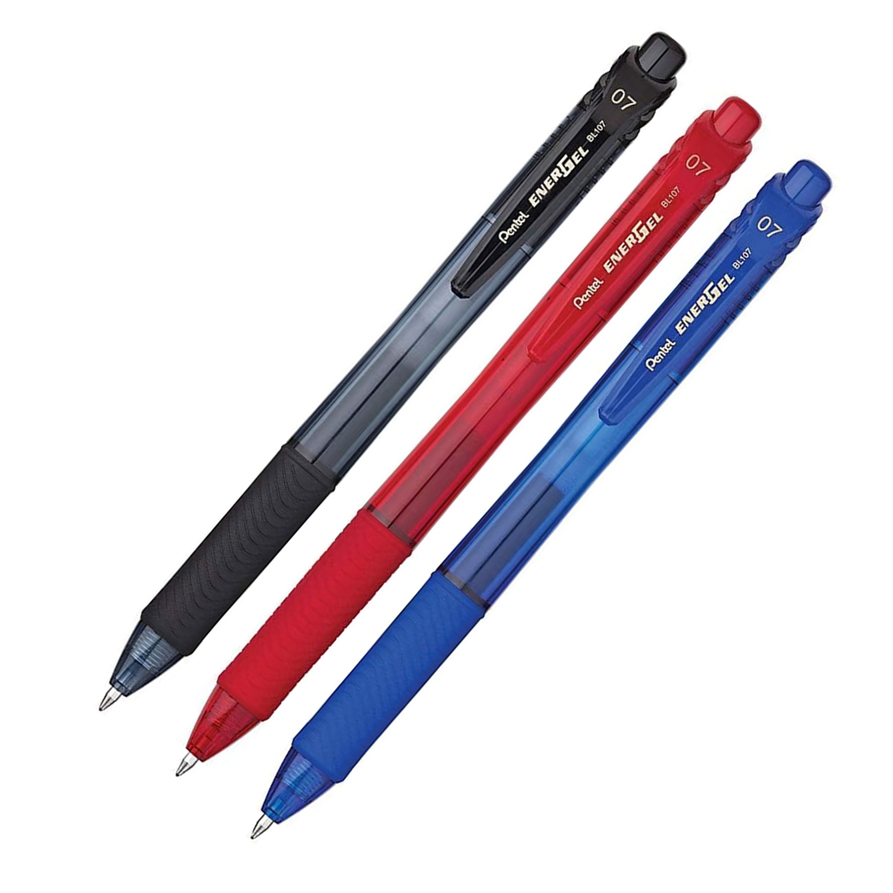 EnerGel-X Retractable Liquid Gel Pen, (0.7mm) Metal Tip, Medium Line, Assorted Ink, 8-Pack