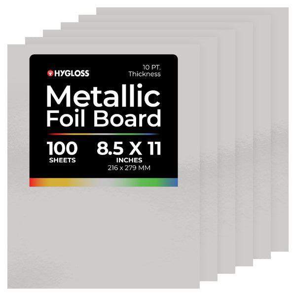 Metallic Foil Board - 10 ct., 12"x12", Red Copper