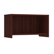 OfficeSource Laminate Wall Mounted Open Hutch - 31"W - Mahogany