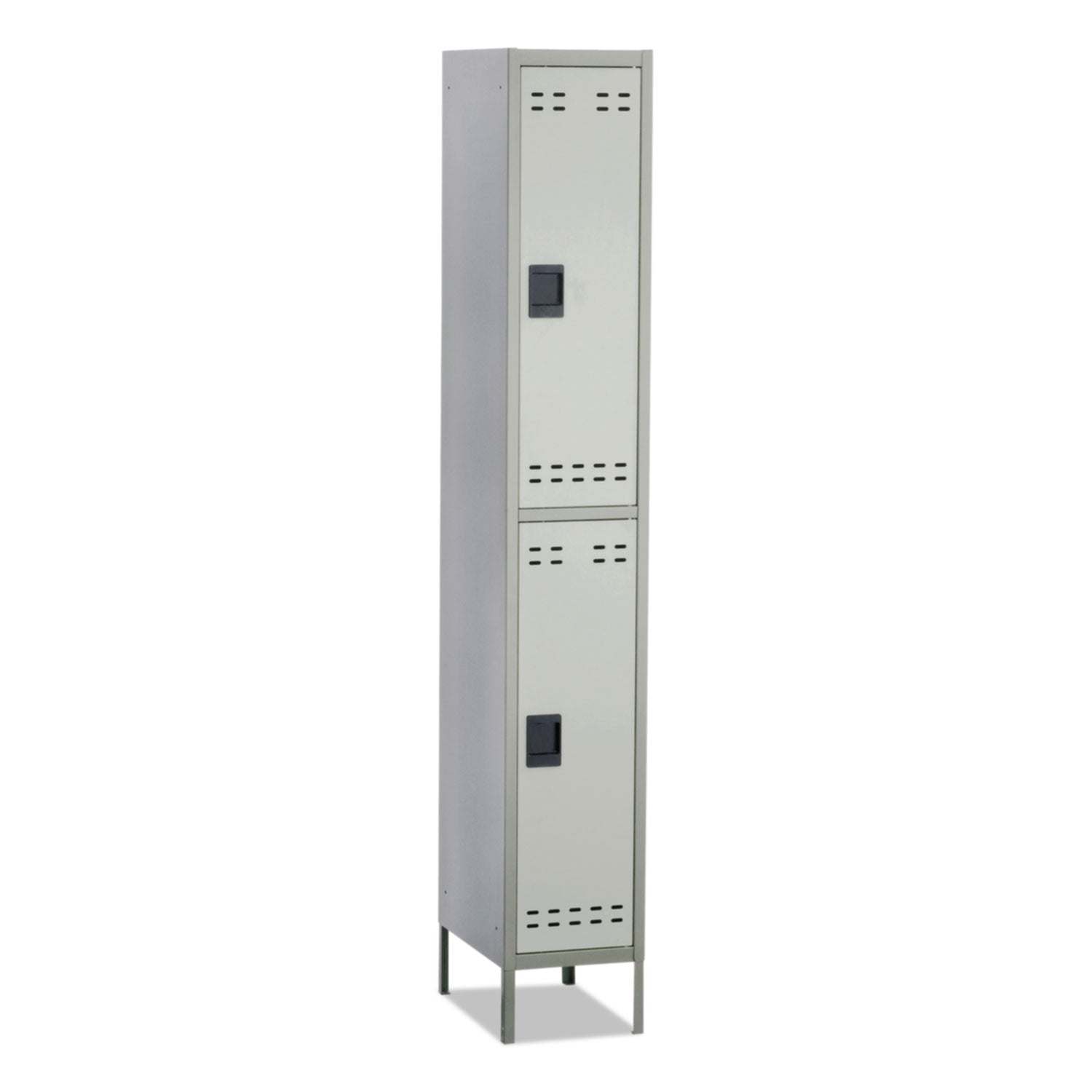 Locker Steel Double Tier Gray