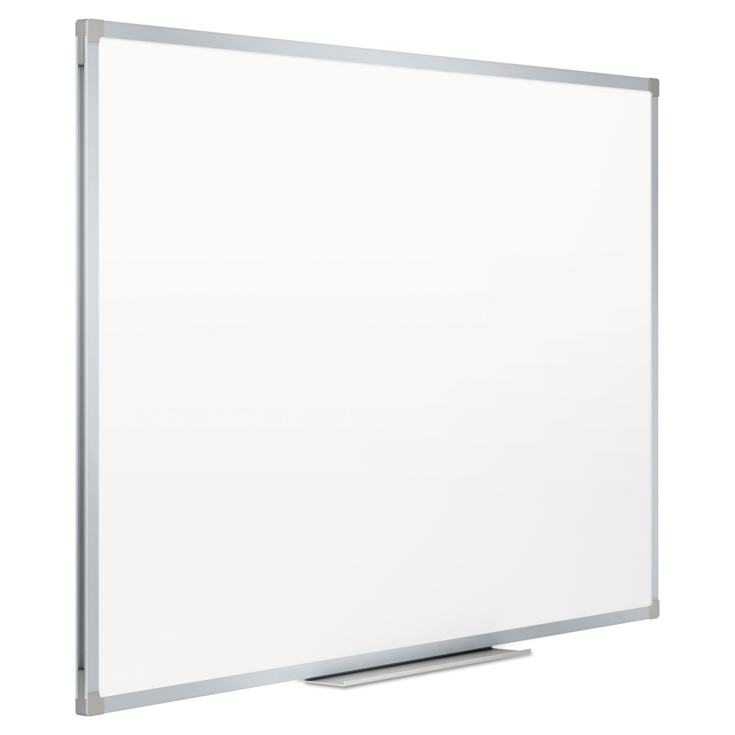 Mead Basic Dry-Erase Board - 35.9" (3 ft) Width x 23.8" (2 ft) Height - White Melamine Surface - Silver Aluminum Frame - Marker Tray - 1 Each