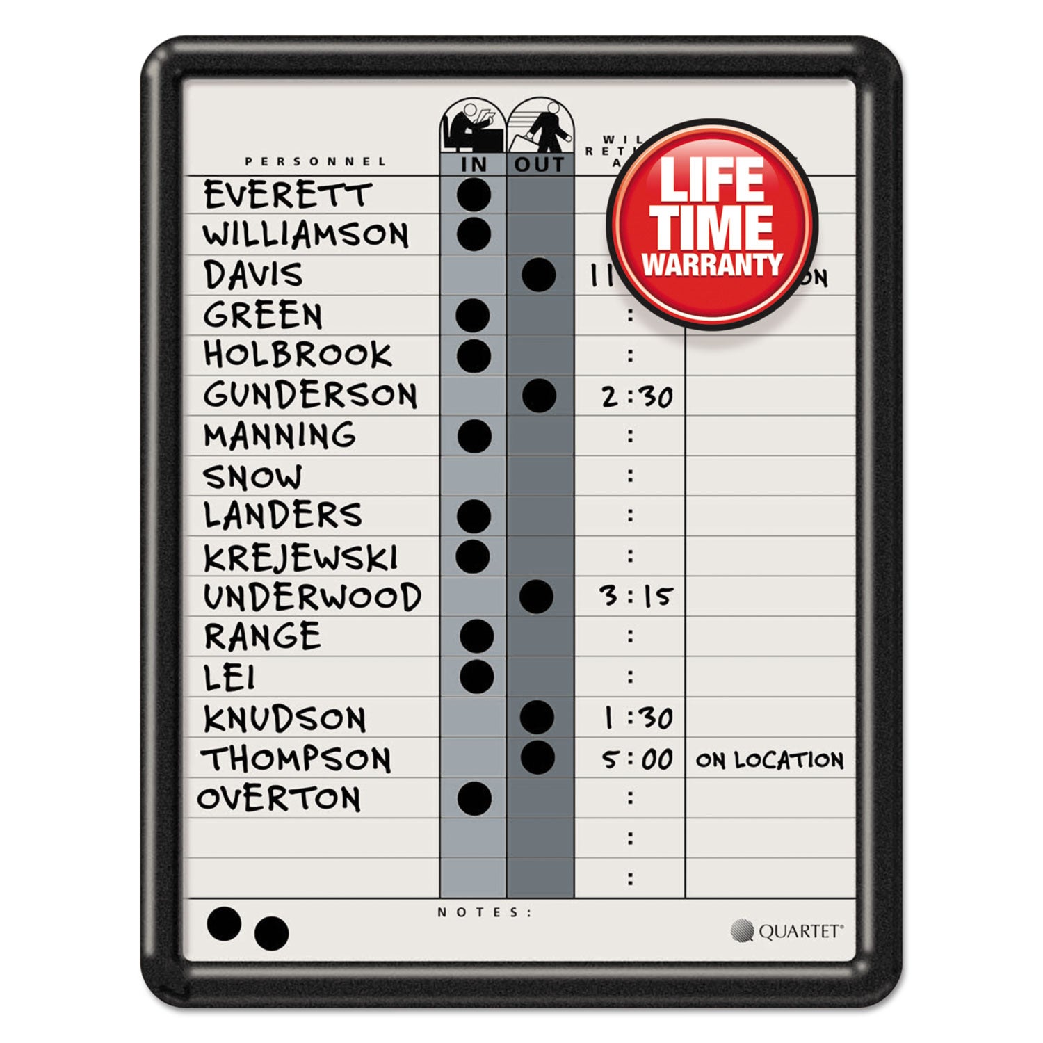 14" Board Height x 11" Board Width - Gray Porcelain Surface - Magnetic, Durable, Stain Resistant, Dent Resistant, Ghost Resistant, Scratch Resistant - Black Frame - 1 Each