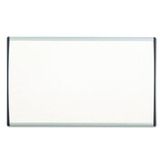 Quartet Arc Cubicle Magnetic Whiteboard - 14" (1.2 ft) Width x 11" (0.9 ft) Height - White Painted Steel Surface - Silver Aluminum Frame - Horizontal - Magnetic - 1 Each