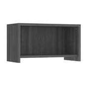 OfficeSource Laminate Wall Mounted Open Hutch - 31"W - Coastal Gray