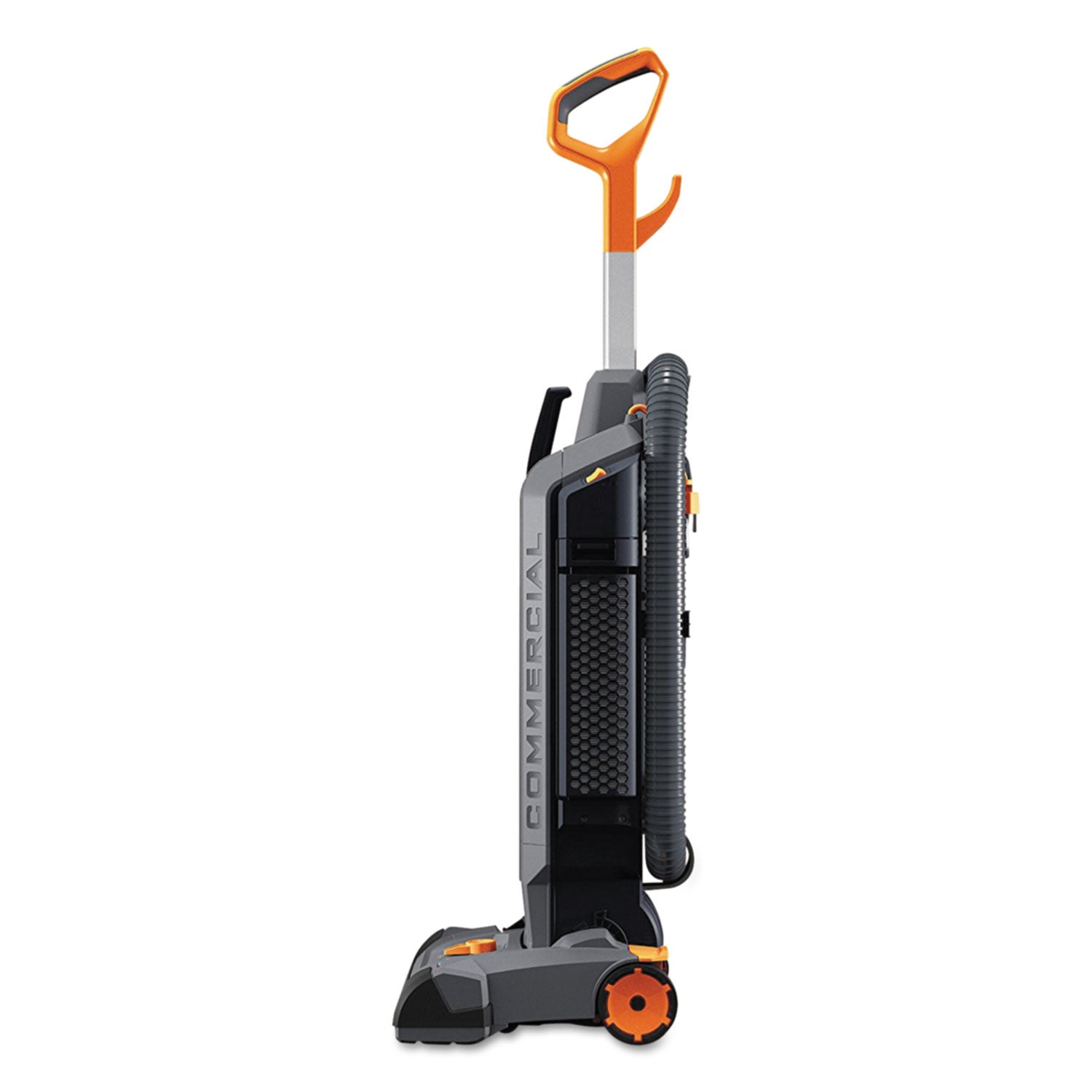 1200 W Motor - Bagged - Filter, Nozzle, Brushroll - 13" Cleaning Width - 40 ft Cable Length - 8 ft Hose Length - HEPA - 12 V DC - 10 A - 69 dB Noise - Gray