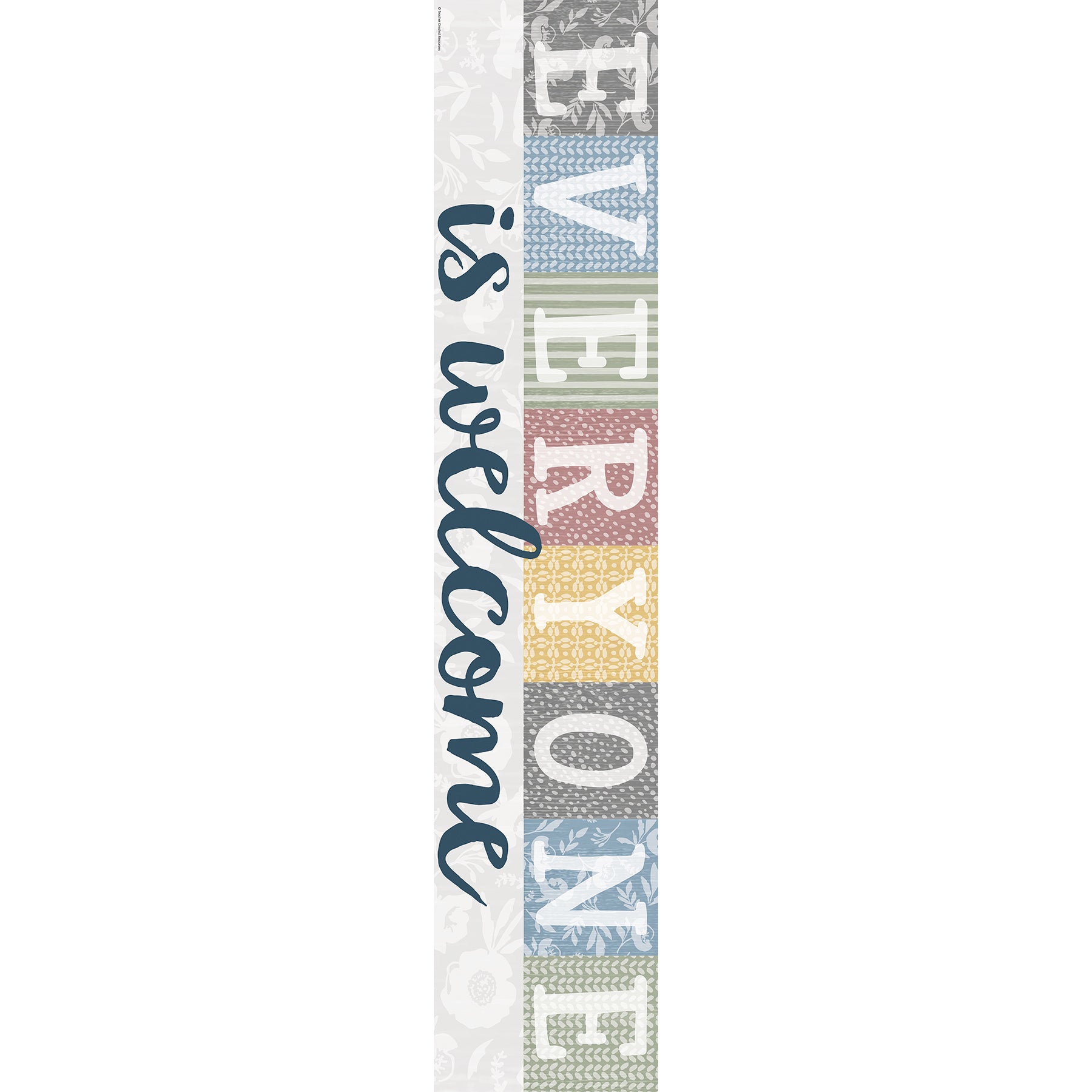 Classroom Cottage Everyone is Welcome Banner, 8" x 39"