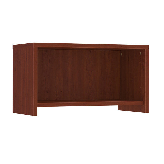 OfficeSource Laminate Wall Mounted Open Hutch - 31"W - Cherry