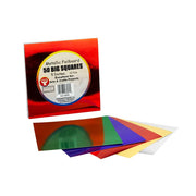 Squares - 5", 50 ct., Metallic foil board