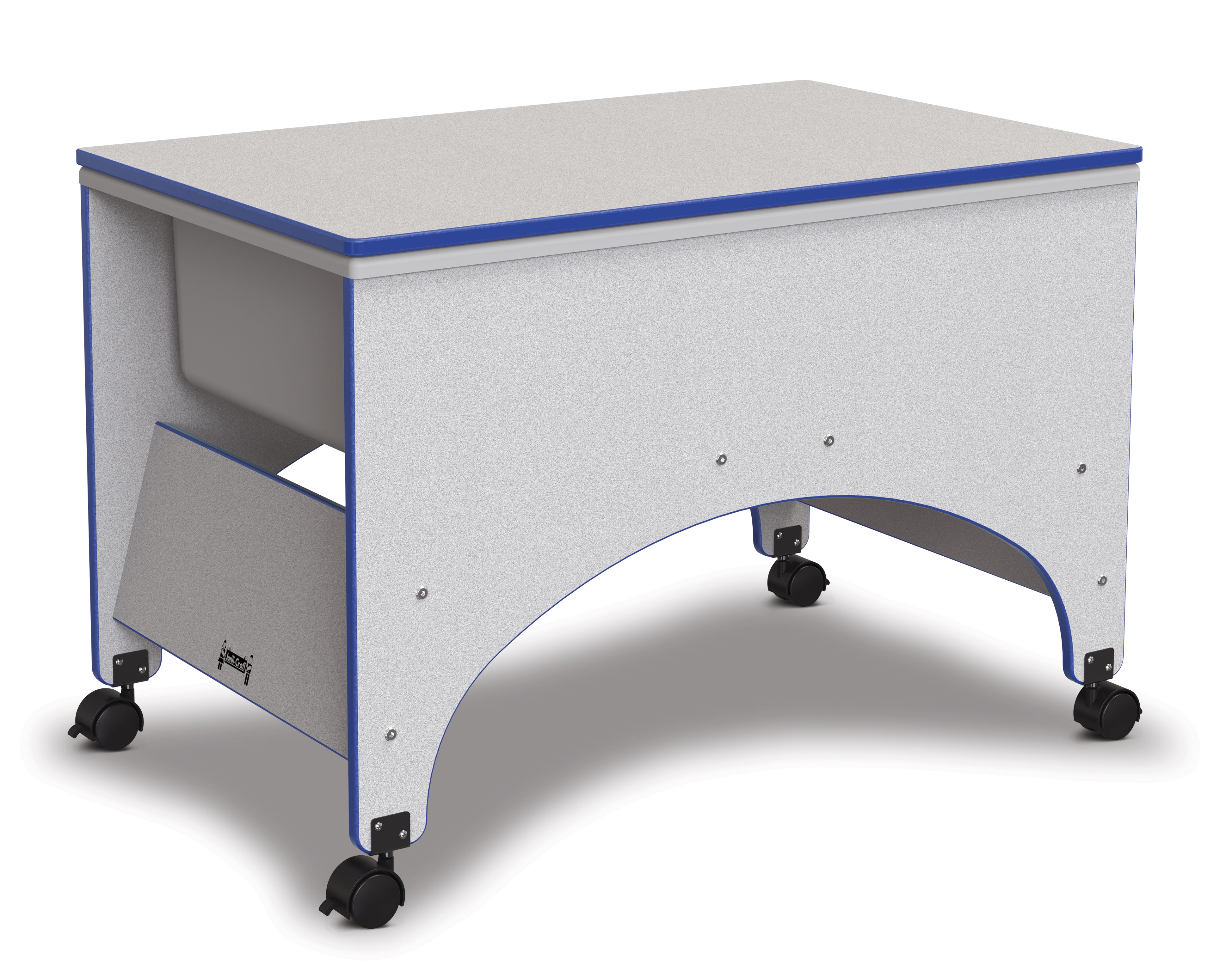 Rainbow Accents® Space Saver Sensory Table - Blue