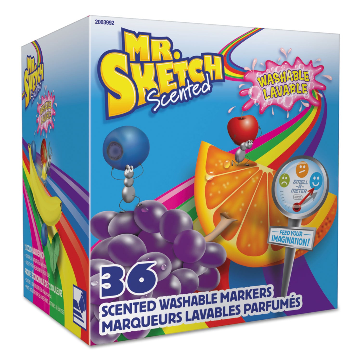 Mr. Sketch Scented Washable Markers - Chisel Marker Point - Washable - Assorted Ink - 36 / Set