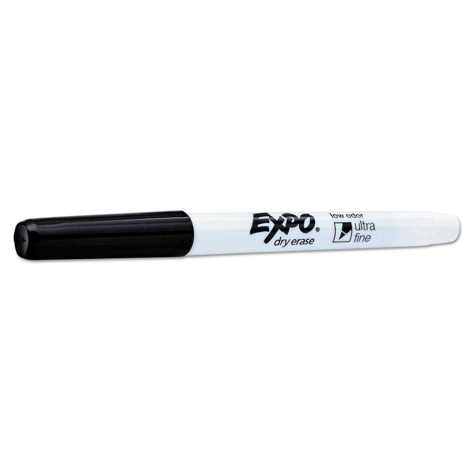 Expo Dry Erase Markers, Ultra Fine Point, Black Ink, Erasable, Low Odor, 36 Pack