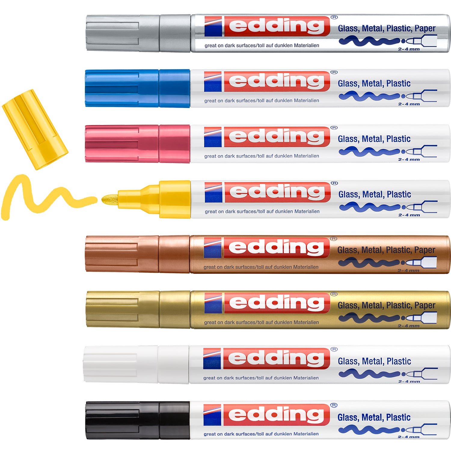 edding 750 Gloss Paint Marker - Set of 8 - Assorted