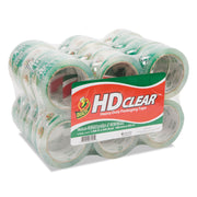Duck Brand HD Clear Packing Tape - 54.60 yd Length x 1.88" Width - 3" Core - Clear - 2.60 mil - Acrylic Backing - UV Resistant - For Sealing, Packing, Shipping, Label Protection - 1 Carton