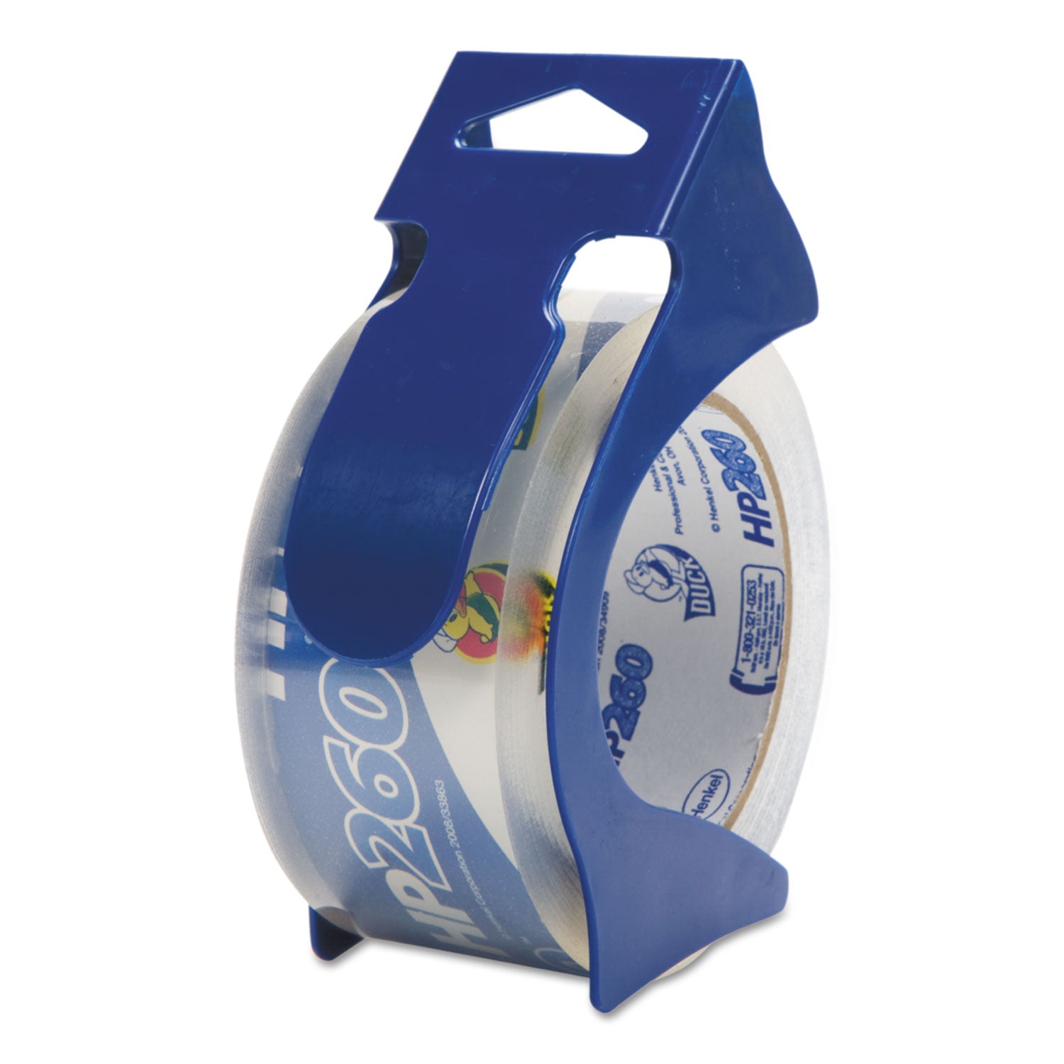 Duck Brand HP260 Packing Tape - 60 yd Length x 1.88" Width - 3" Core - Clear - 3.10 mil - Acrylic Backing - UV Resistant - For Packing, Shipping, Mailing - 1 Carton