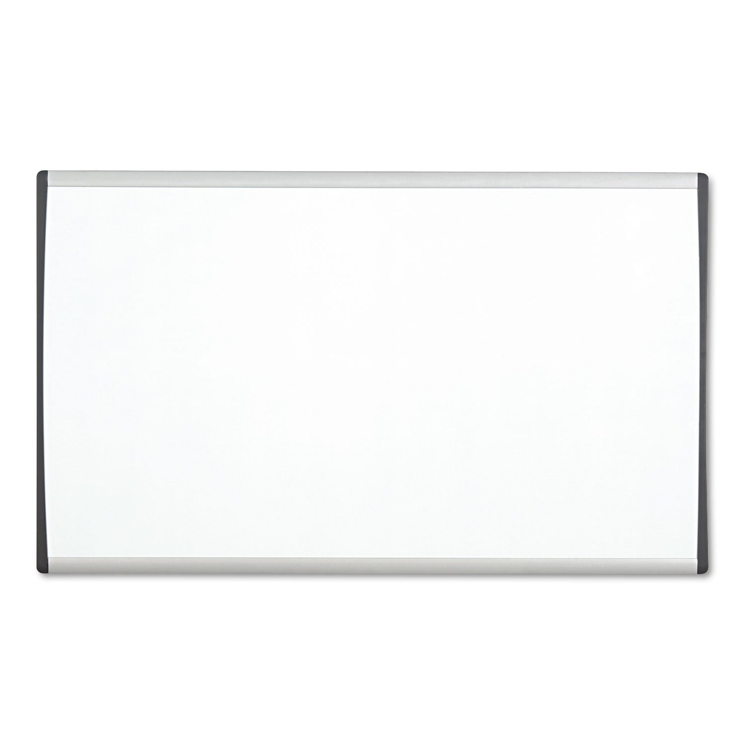 Quartet Arc Cubicle Magnetic Whiteboard - 24" (2 ft) Width x 14" (1.2 ft) Height - White Painted Steel Surface - Silver Aluminum Frame - Horizontal - Magnetic - Durable, Flexible, Smooth Surface, Smooth Surface - 1 Each
