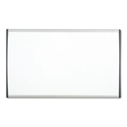 Quartet Arc Cubicle Magnetic Whiteboard - 24" (2 ft) Width x 14" (1.2 ft) Height - White Painted Steel Surface - Silver Aluminum Frame - Horizontal - Magnetic - Durable, Flexible, Smooth Surface, Smooth Surface - 1 Each