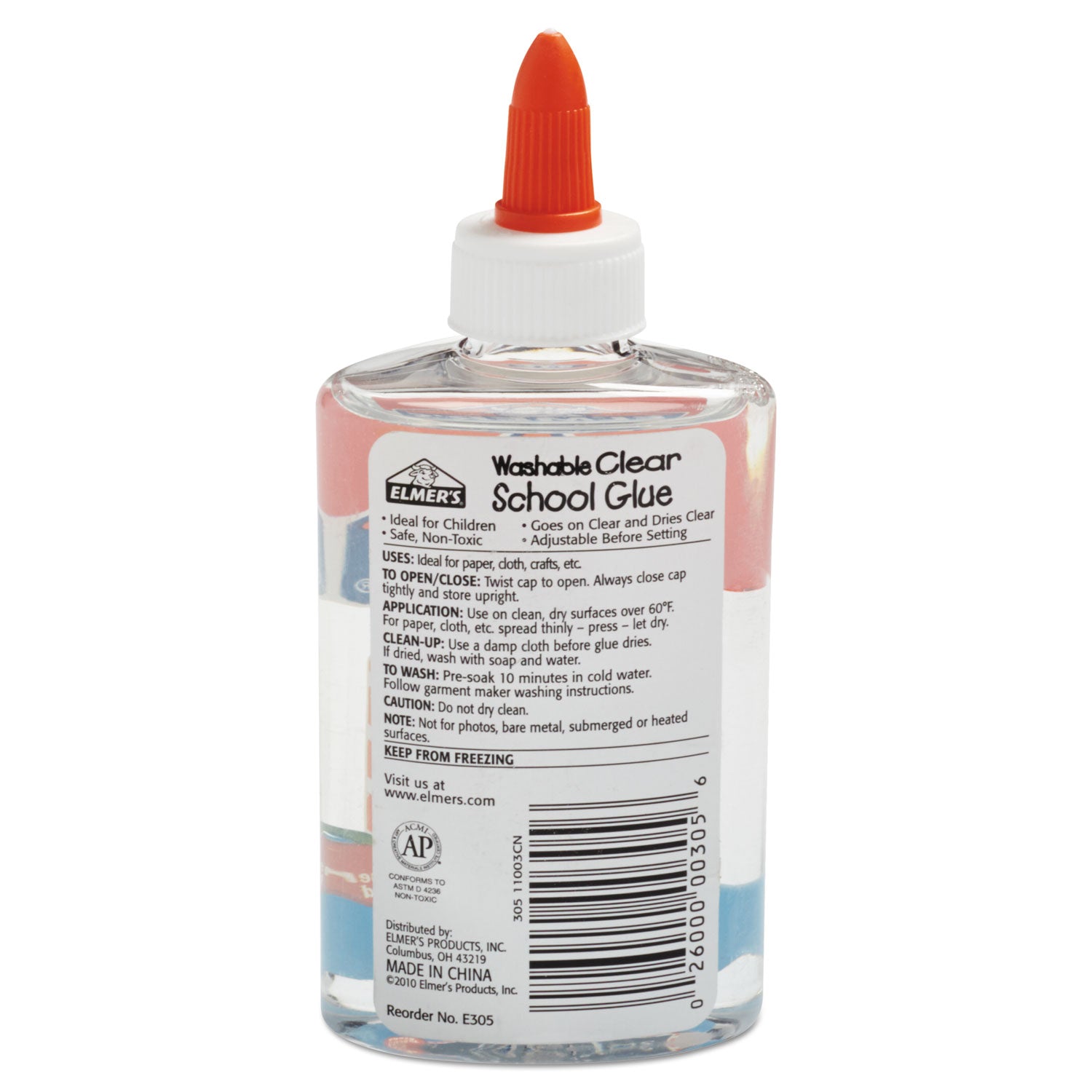 Elmer's Washable Clear School Glue - 5 oz - Clear - 1 Each